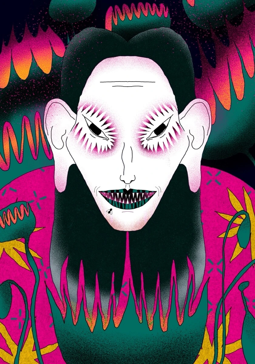 Gothic character illustration
