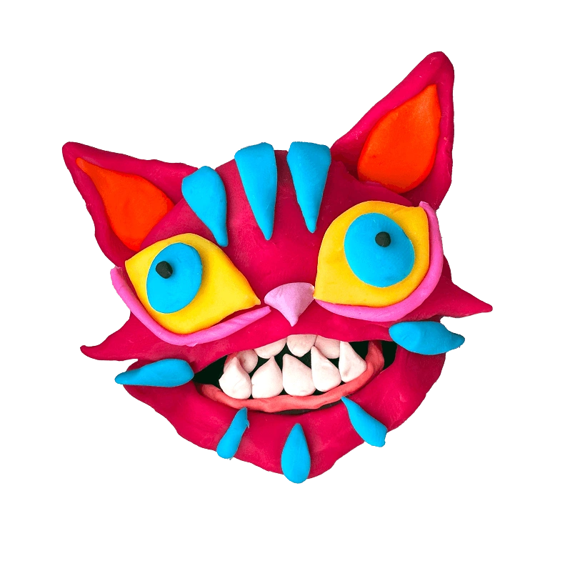 Plasticine cat